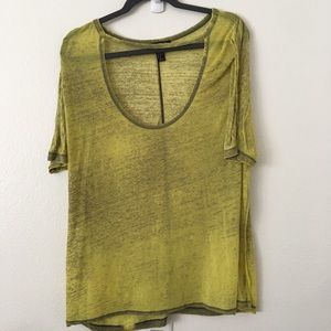 Green t-shirt